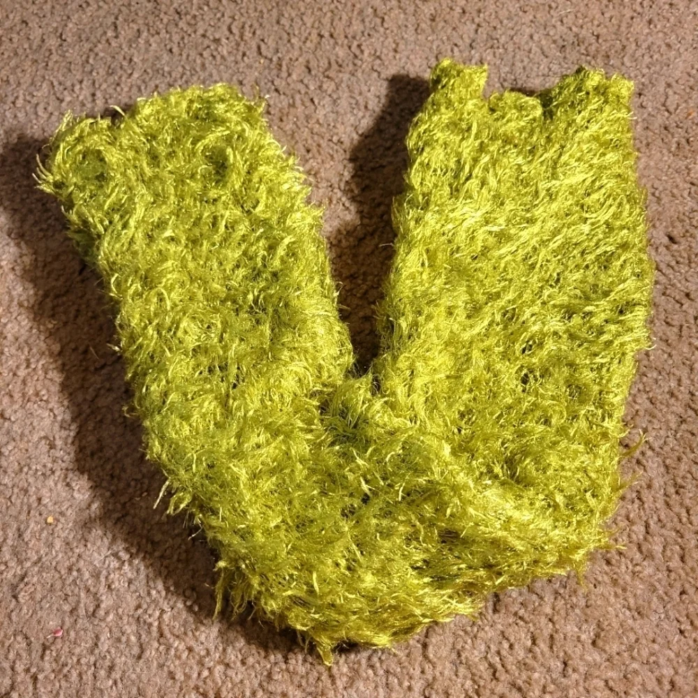 Two Fuzzy Fall Winter Scarves 5"×62" - Picture 8 of 9